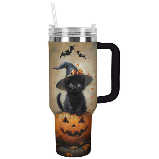 Shineful Tumbler Halloween Black Cat