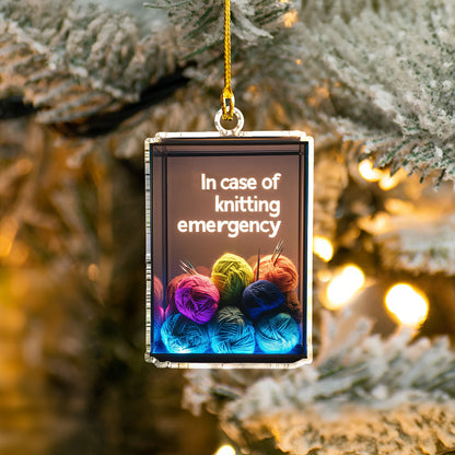 Shineful Acrylic Ornament Knitting Emergency