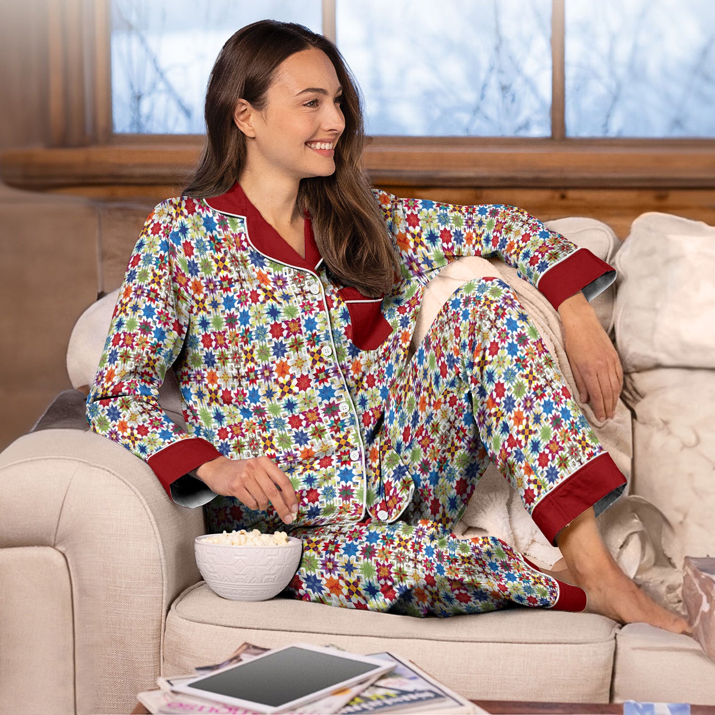 Shineful Pajama Top and Pants Quilting MS