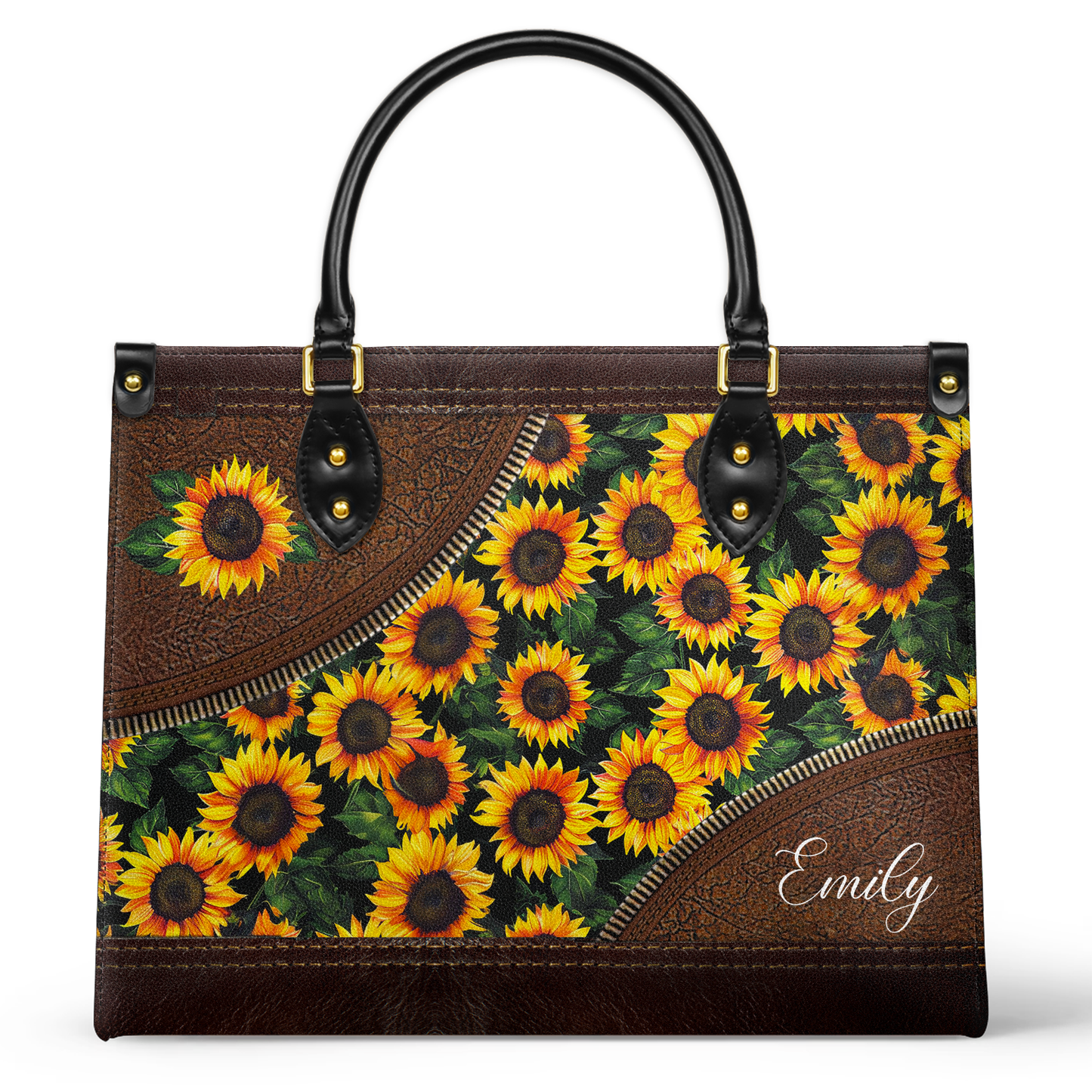 Shineful Leather Bag Sunflower Bliss