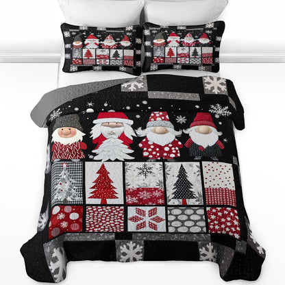 Shineful All Season Quilt 3-Piece Set Stunning Gnomes