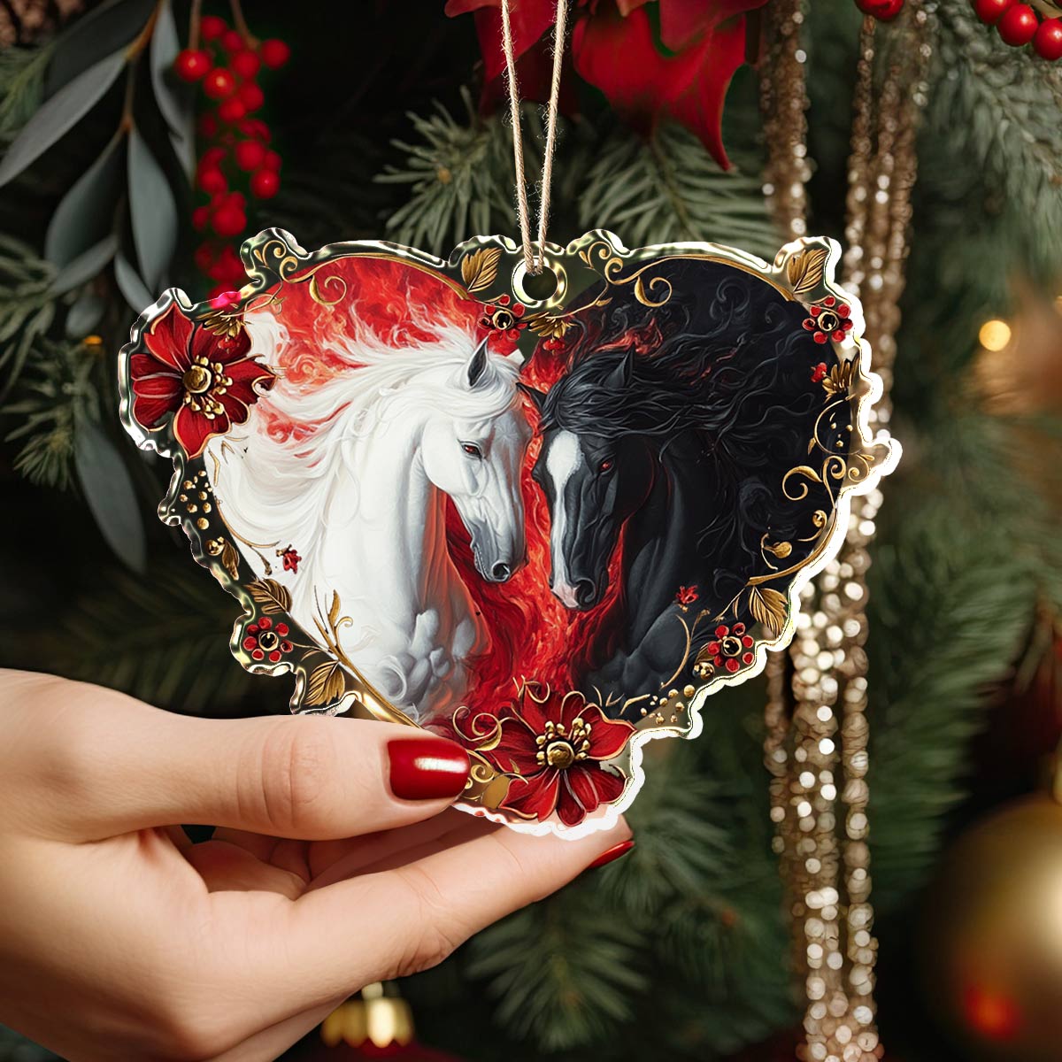 Shineful 2D Acrylic Ornament Noble Equine