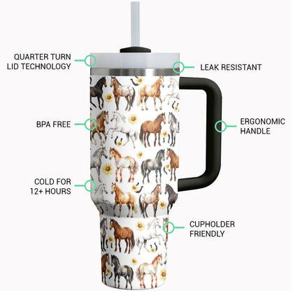 Horse Tumbler Shineful