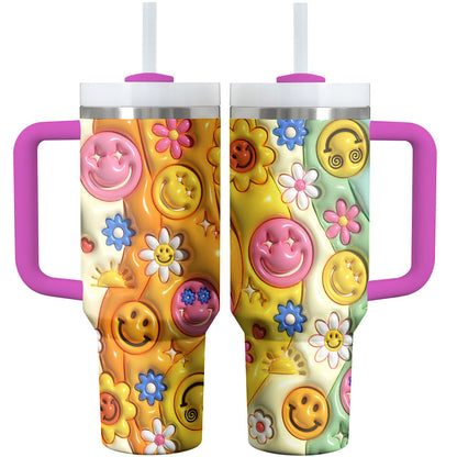 Shineful Glossy Tumbler Rainbow Smiles