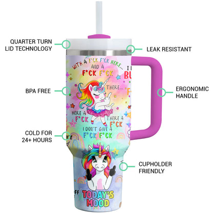 Unicorn Shineful Tumbler Sarcastic Unicorn