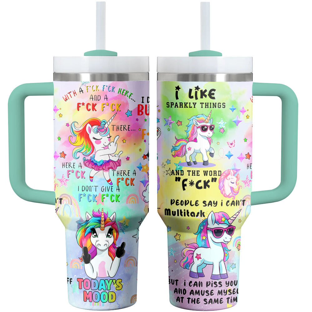 Unicorn Shineful Tumbler Sarcastic Unicorn