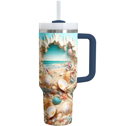 Beach Tumbler Shineful Ocean Vista