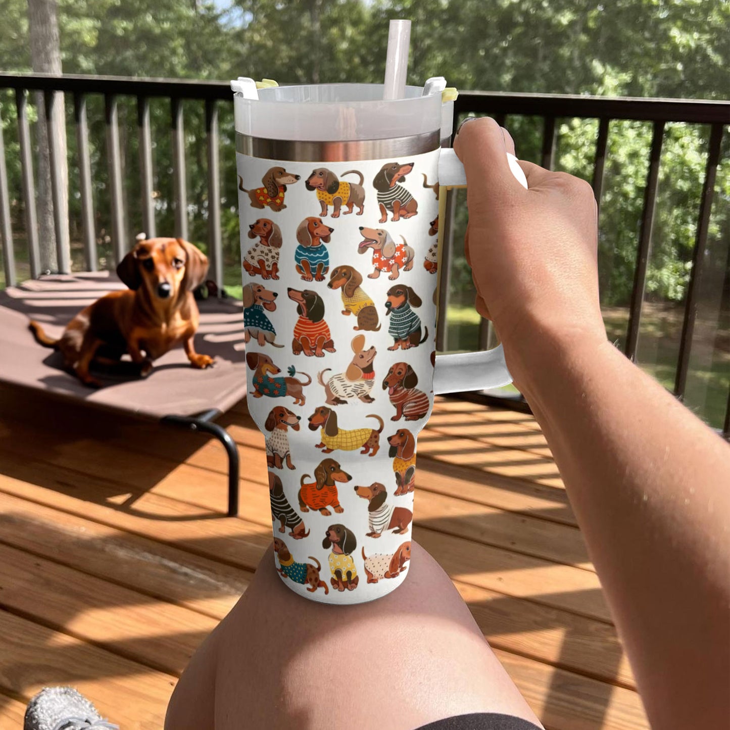 Dachshund Tumbler Shineful Sassy Sausages