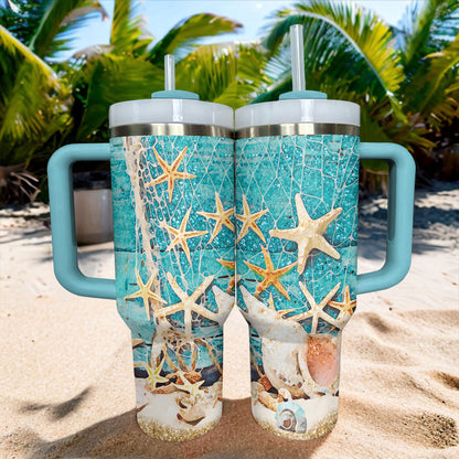 Beach Shineful Tumbler Ocean Breeze Shells