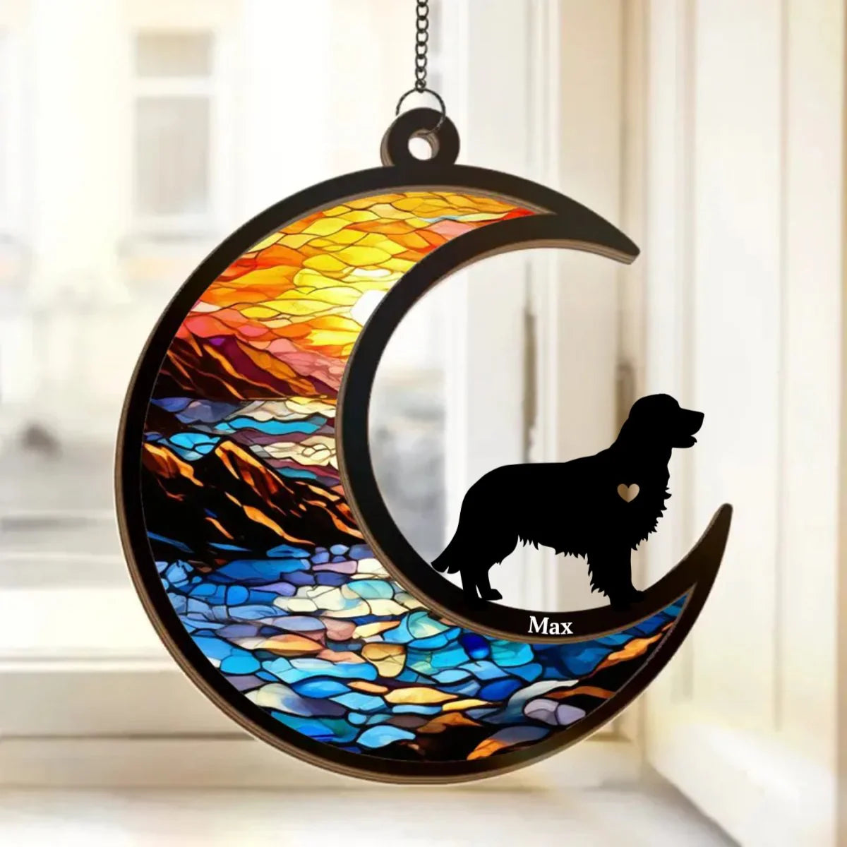 Shineful Loss Of Pet Personalized Hanging Suncatcher