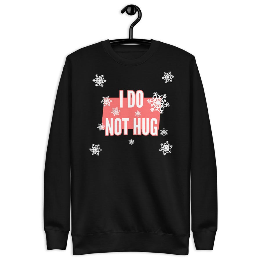 Shineful Sweatshirts 2D Funny Anti-Hug Christmas