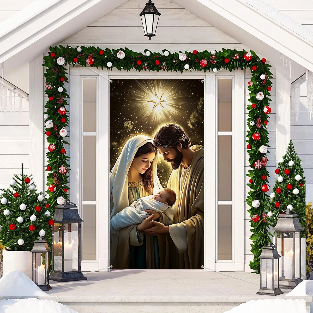 Shineful Door Cover The Beautiful Scene