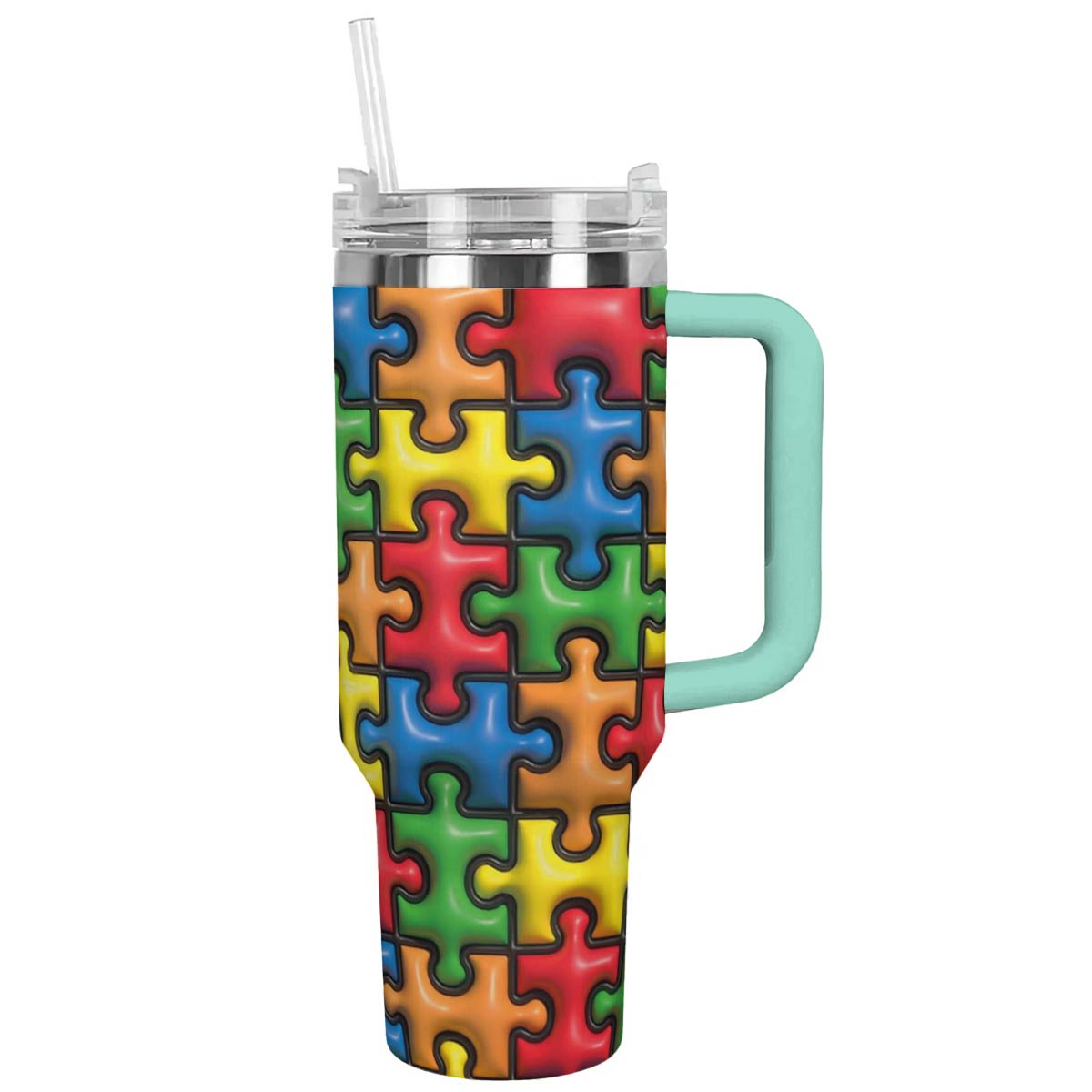 Shineful Tumbler 3D Puffy Autism Puzzle Lovely