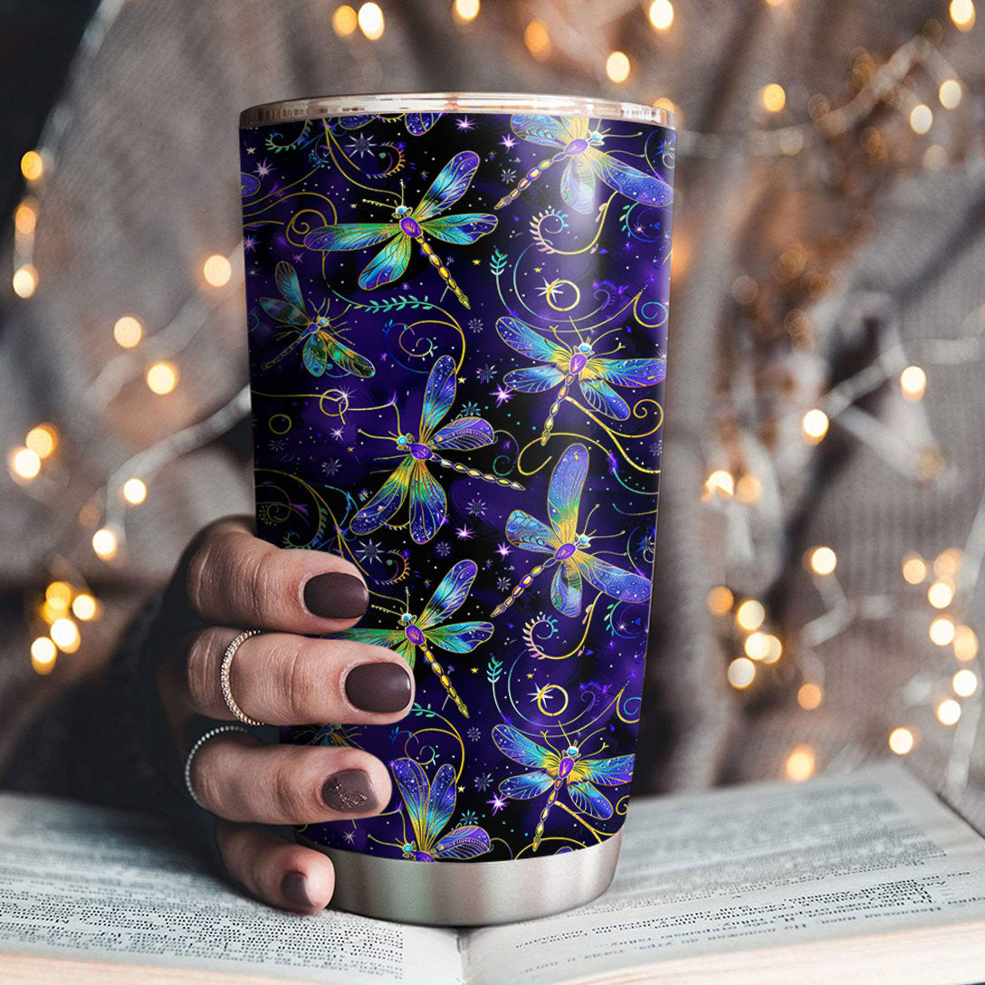 Shineful 20oz Tumbler Magical Dragonflies