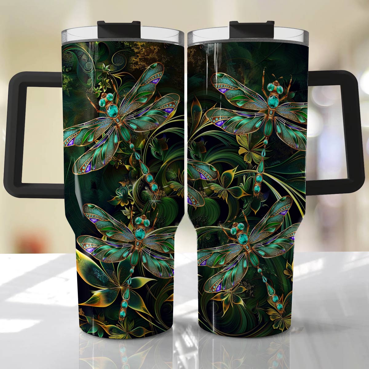 Shineful Tumbler Magical Dragonflies