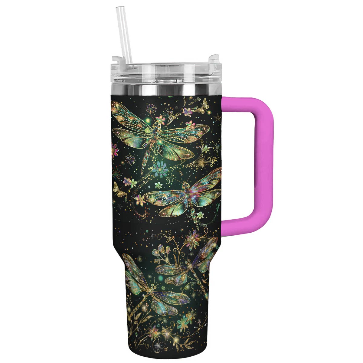 Shineful Tumbler Gorgeous Dragonflies Lovely