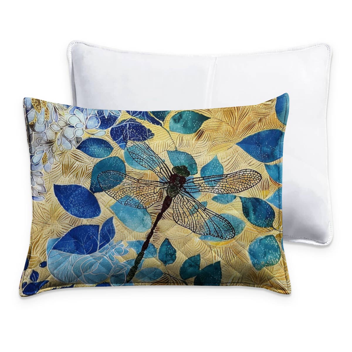 Shineful All Season Quilt 3-Piece Set Charming Dragonflies