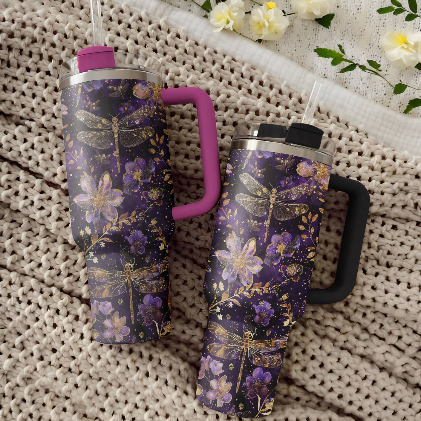 Shineful Tumbler Magnificent Lovey Dragonflies