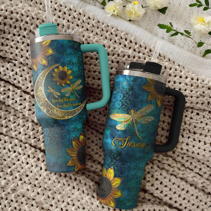 Shineful Tumbler Personalized Live By The Sun Love By The Moon Lovely