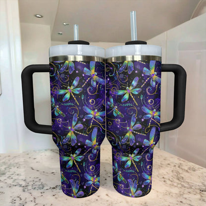 Shineful Tumbler Nature Mysterious Dragonflies