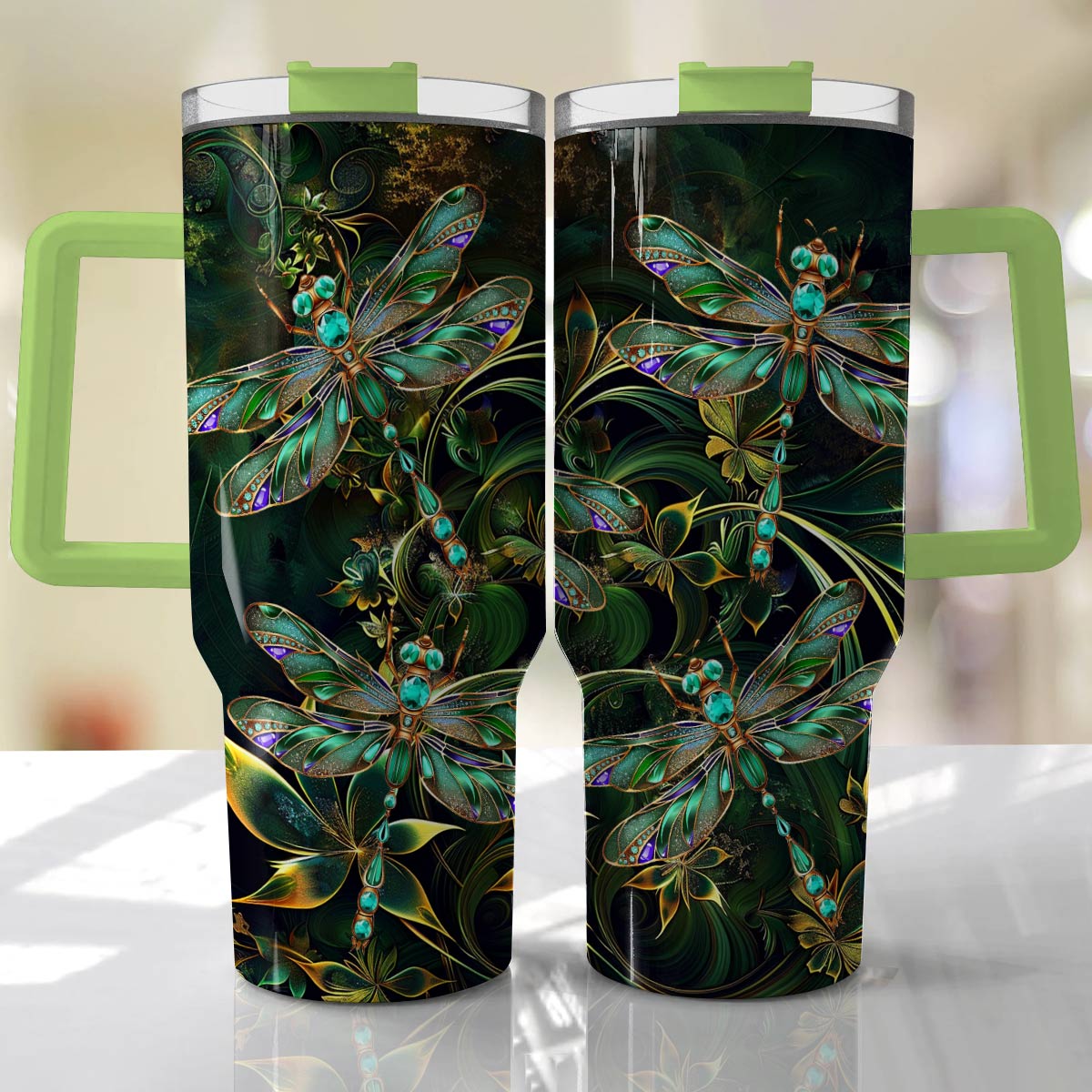 Shineful Tumbler Magical Dragonflies