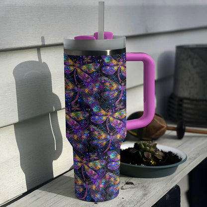 Shineful Tumbler Elegant Dragonflies