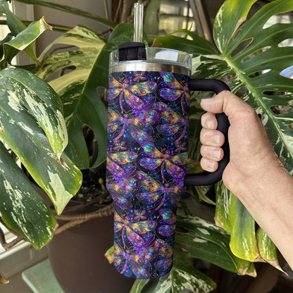 Shineful Tumbler Elegant Dragonflies