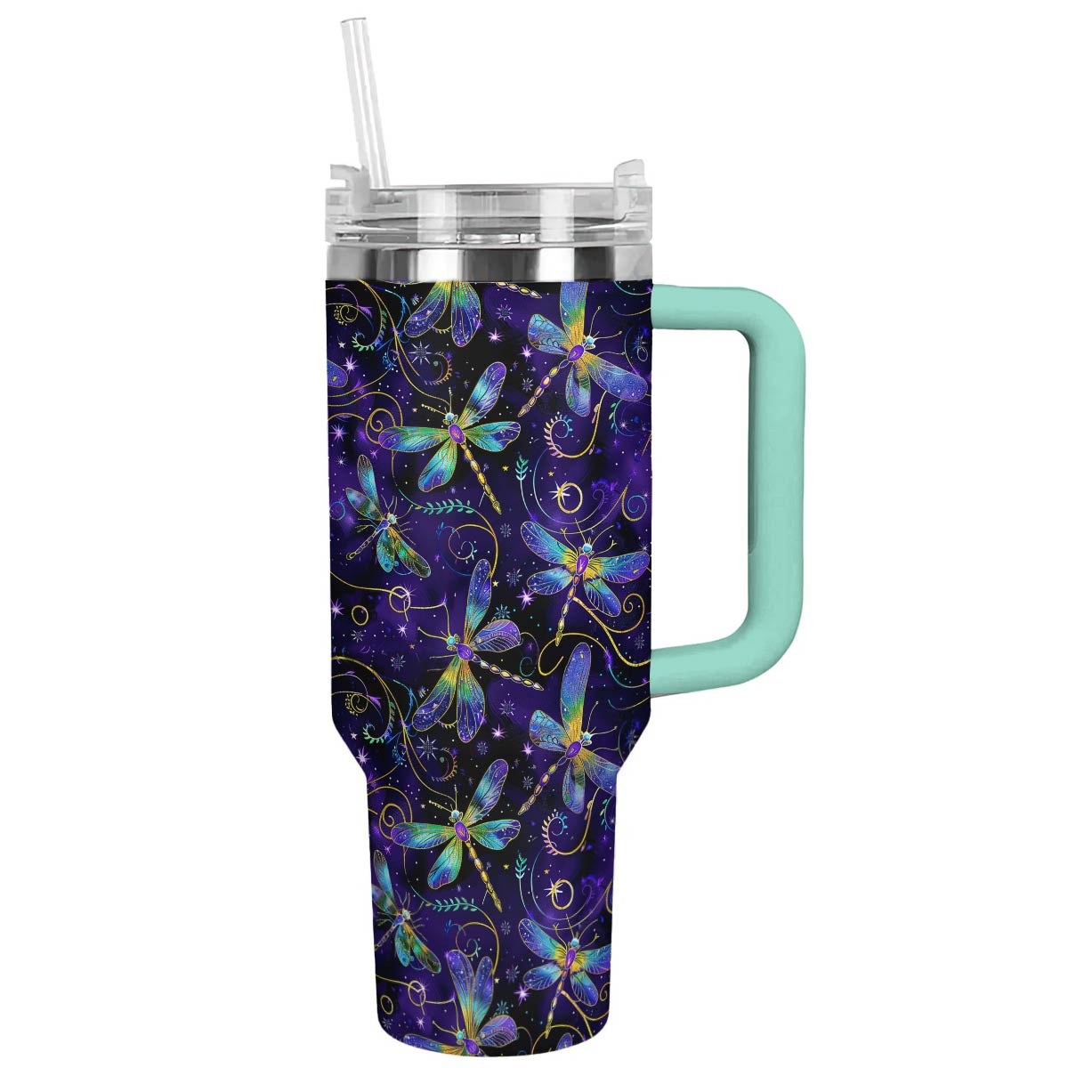 Shineful Tumbler Nature Mysterious Dragonflies