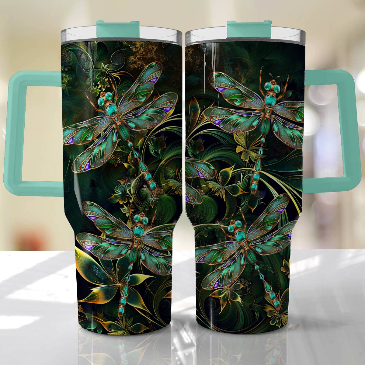 Shineful Tumbler Magical Dragonflies