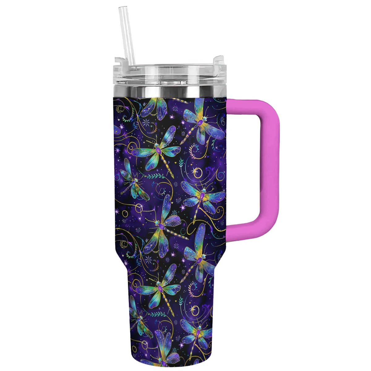 Shineful Tumbler Nature Mysterious Dragonflies