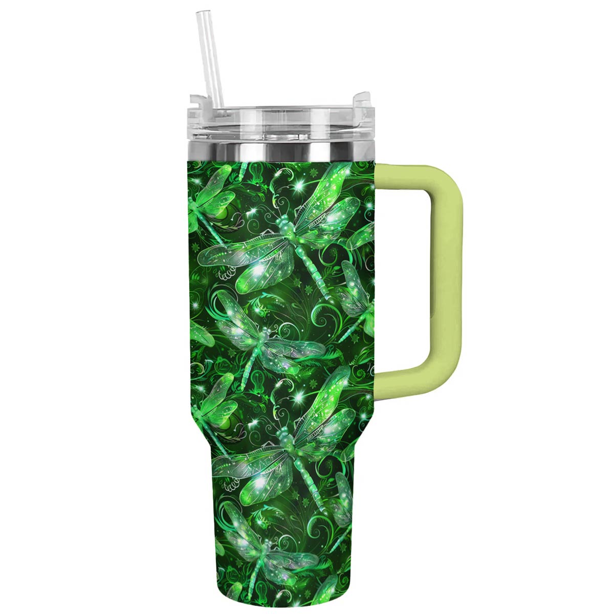 Shineful Tumbler Mesmerizing Dragonflies