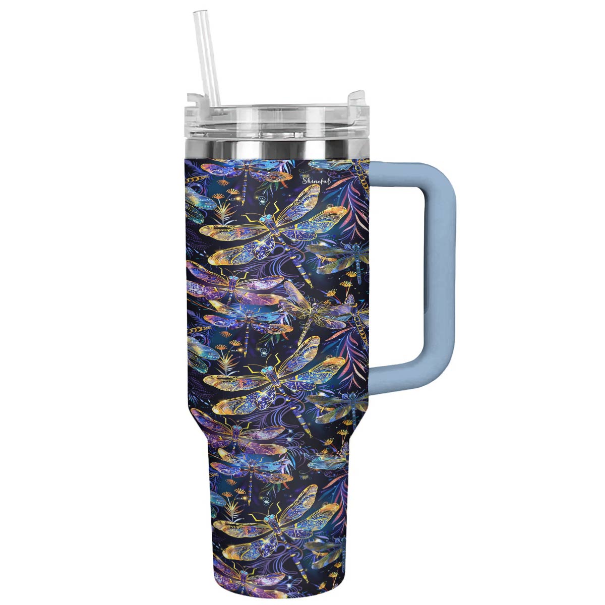 Shineful Tumbler Breathtaking Dragonflies