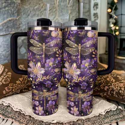 Shineful Tumbler Exquisite Dragonflies