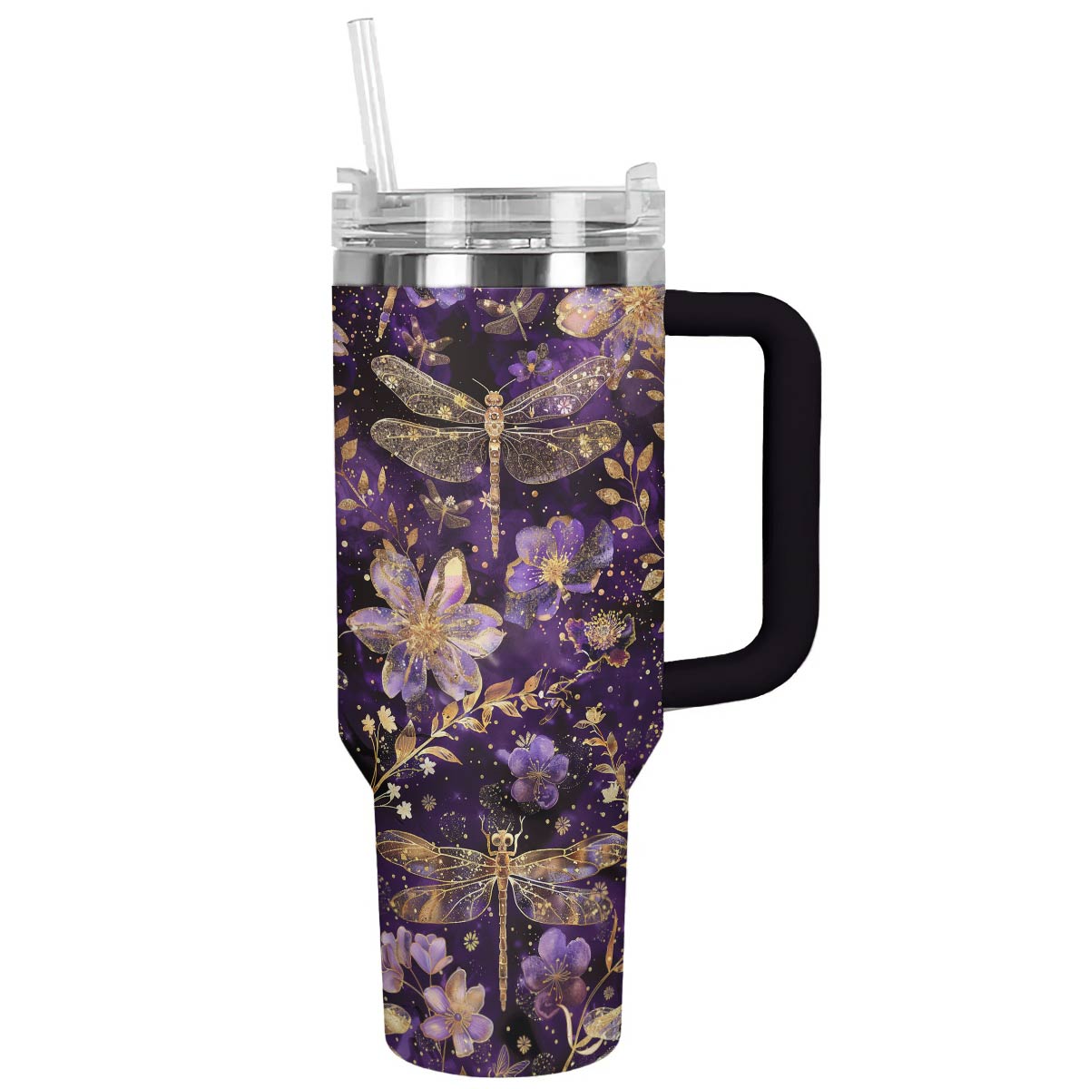 Shineful Tumbler Exquisite Dragonflies