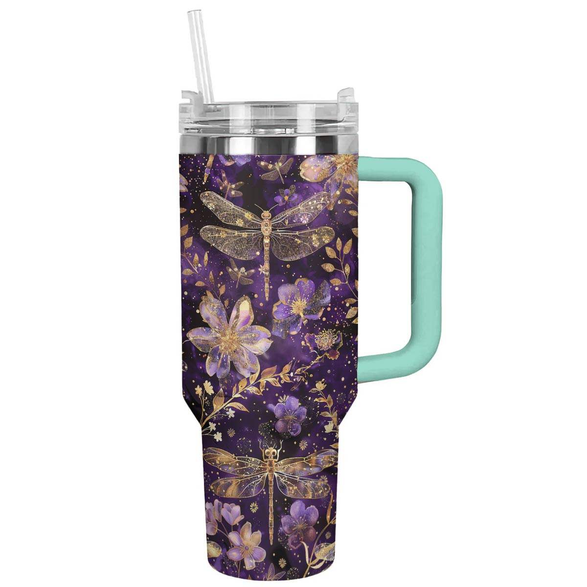 Shineful Tumbler Exquisite Dragonflies