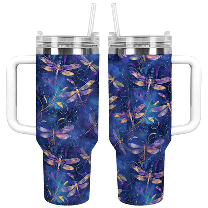 Shineful Tumbler Starry Night Dragonfly