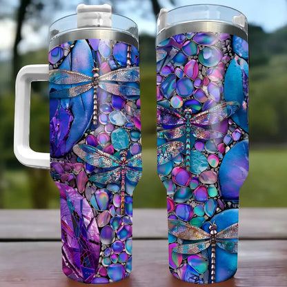 Shineful Tumbler Beautiful Of Dragonfly