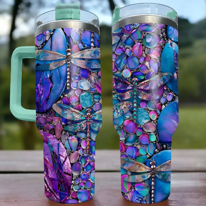 Shineful Tumbler Beautiful Of Dragonfly