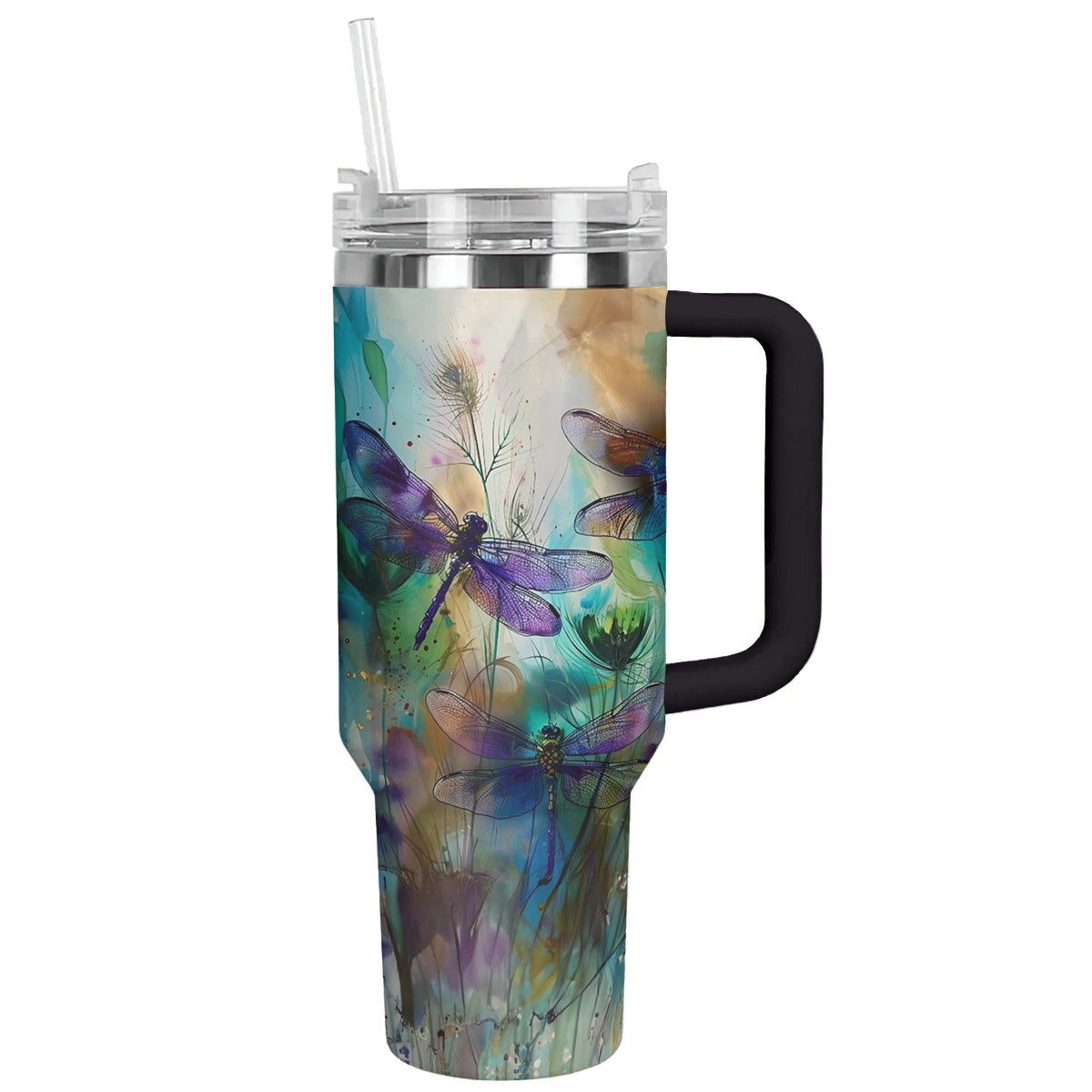 Dragonfly 40 Oz Shineful™ Tumbler Attractive Nature Mn8 40Oz