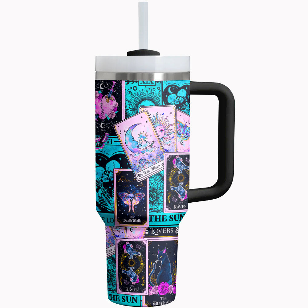 Tarot Shineful Tumbler Sip Your Fate