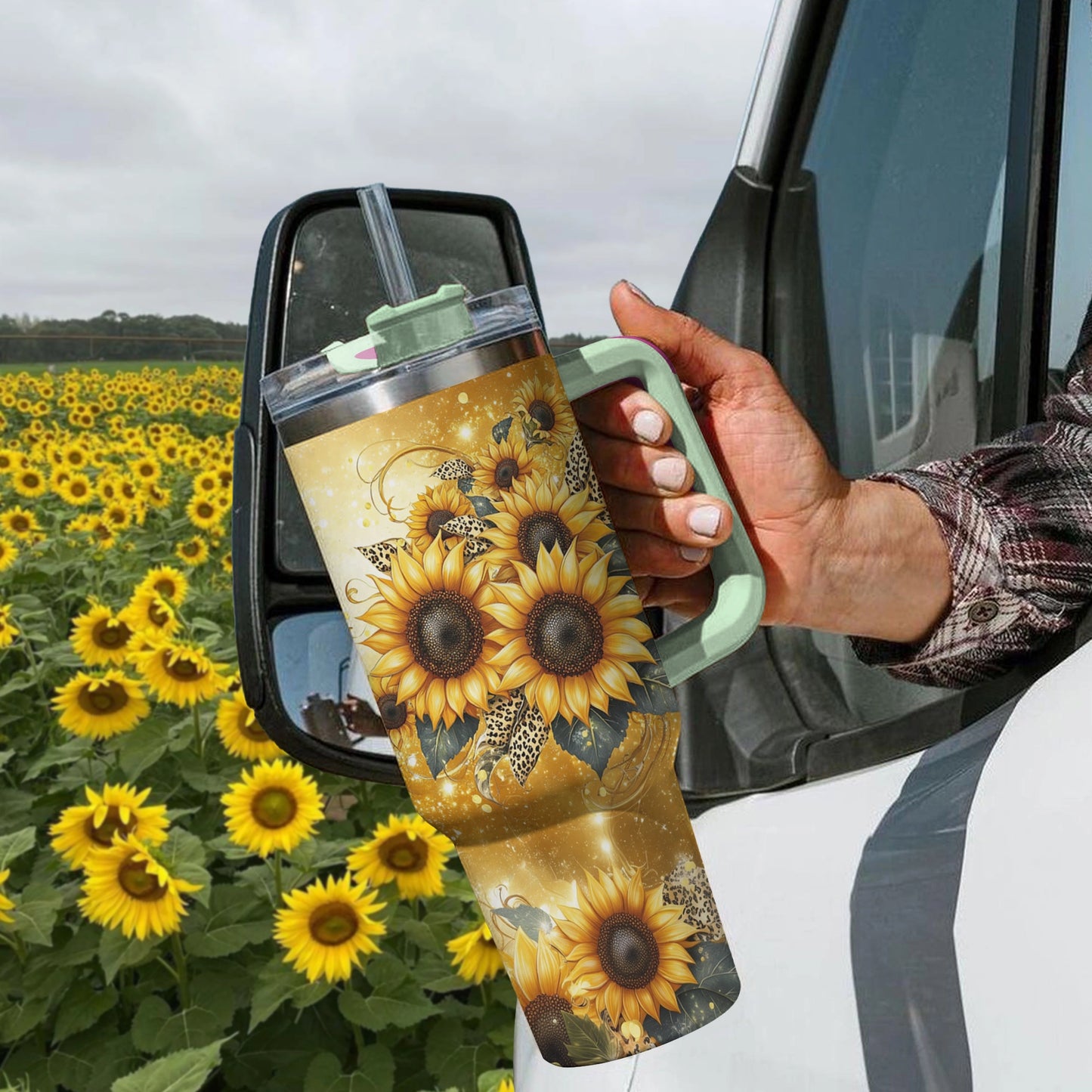 Shineful Tumbler Sunflower Blooming Joy