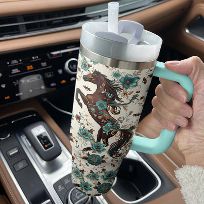 Shineful Tumbler Personalized Horse Equine Elegance