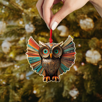 Shineful 2D Acrylic Ornament - Wings of Wisdom