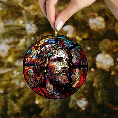 Shineful 2D Acrylic Ornament Holy Savior Glass