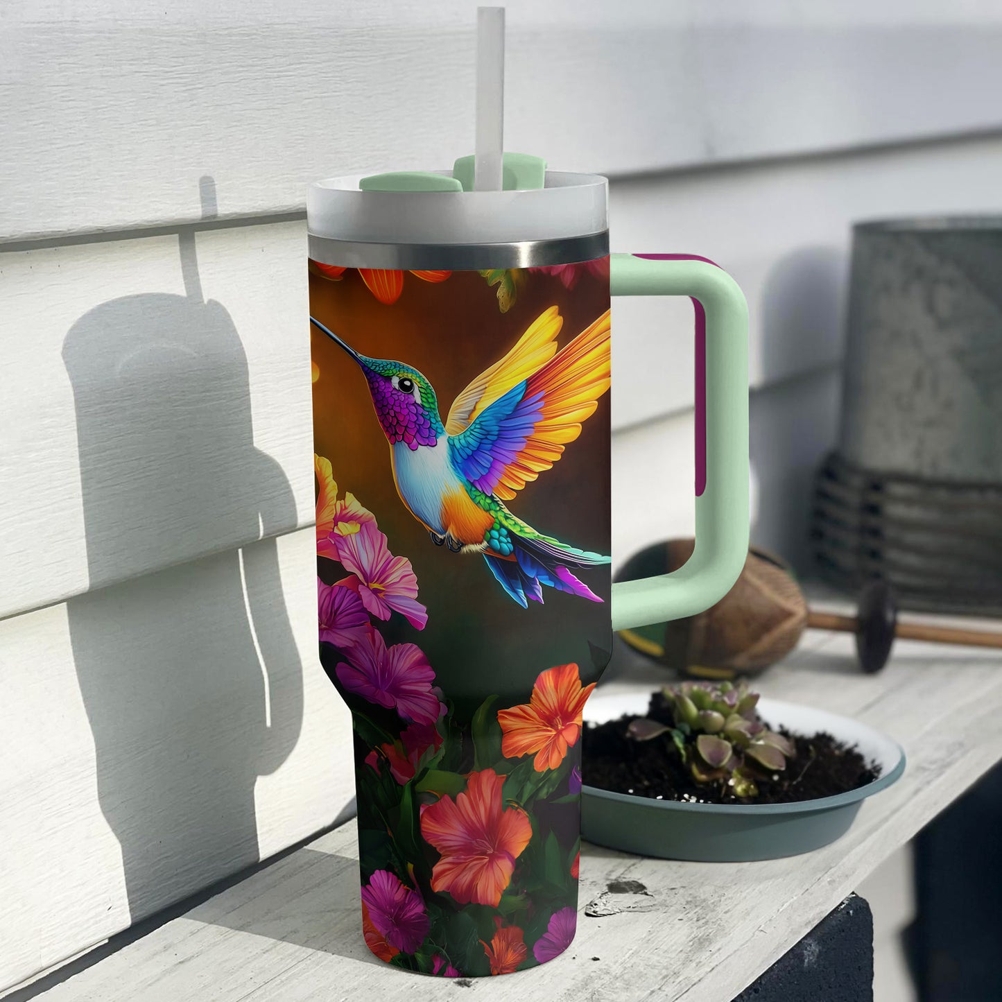 Shineful Tumbler Hummingbird Blossom