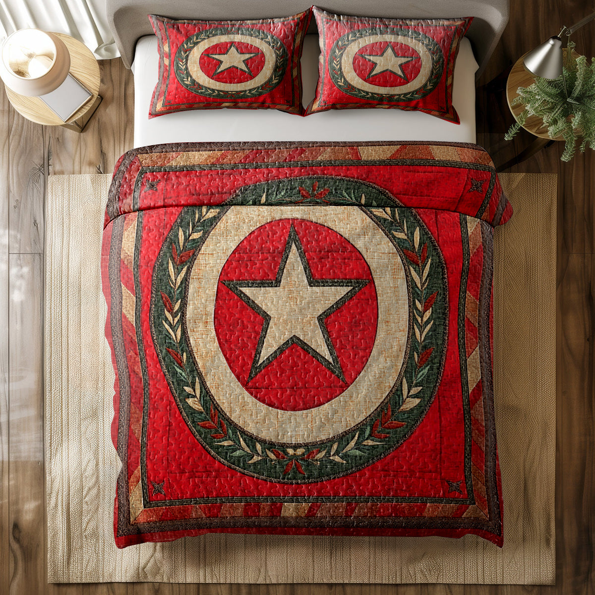 Shineful All Season Quilt 3-Piece Set Texas Star