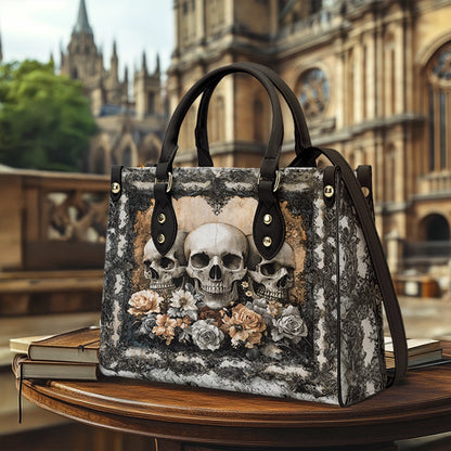 Shineful Leather Bag Ethereal Skull Garden