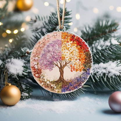 Shineful 2D Acrylic Ornament - Four Seasons Tree of Life