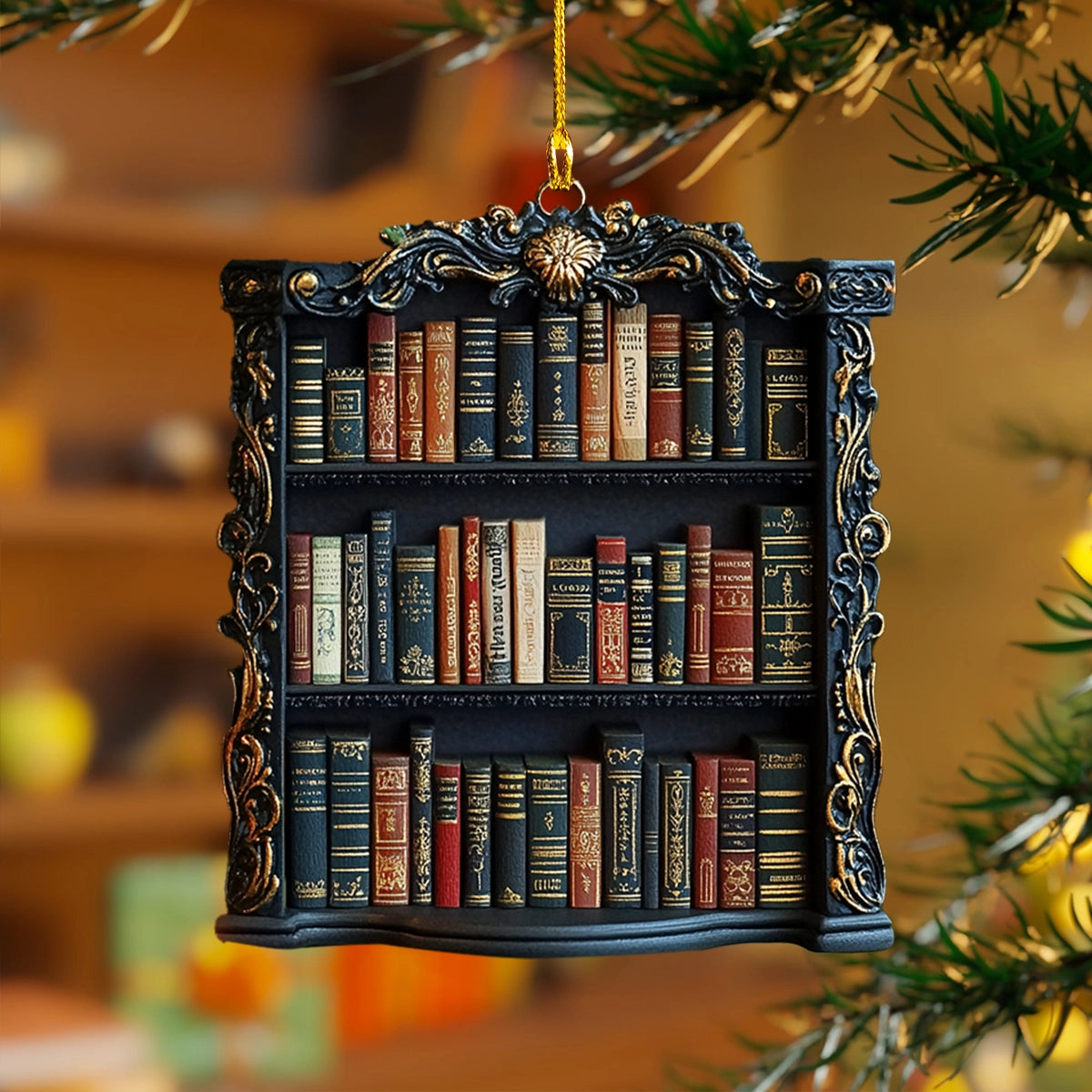 Shineful 2D Acrylic Ornament Miniature Library Treasure