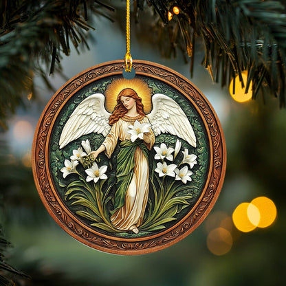 Shineful 2D Acrylic Ornament Angelic Bloom